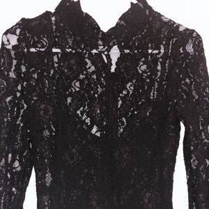 Lace Long Sleeve Bodycon Dress